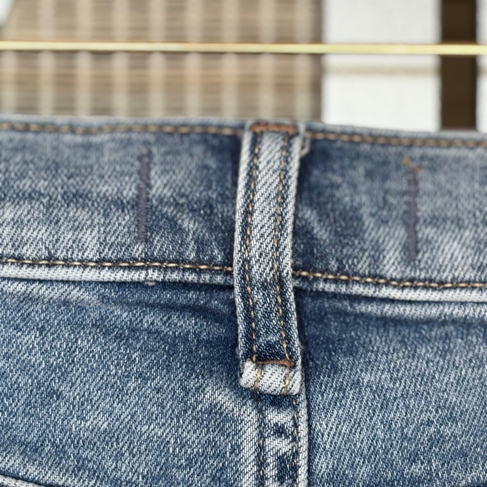 Abercrombie & Fitch Blue Flare Wide Leg Jeans - Picture 10 of 10
